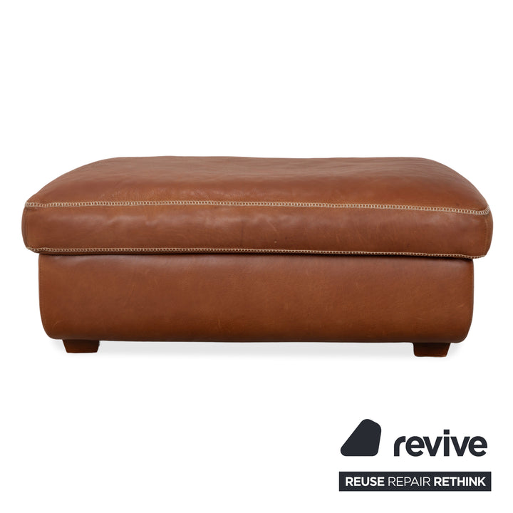 Machalke Valentino Leather Stool Brown