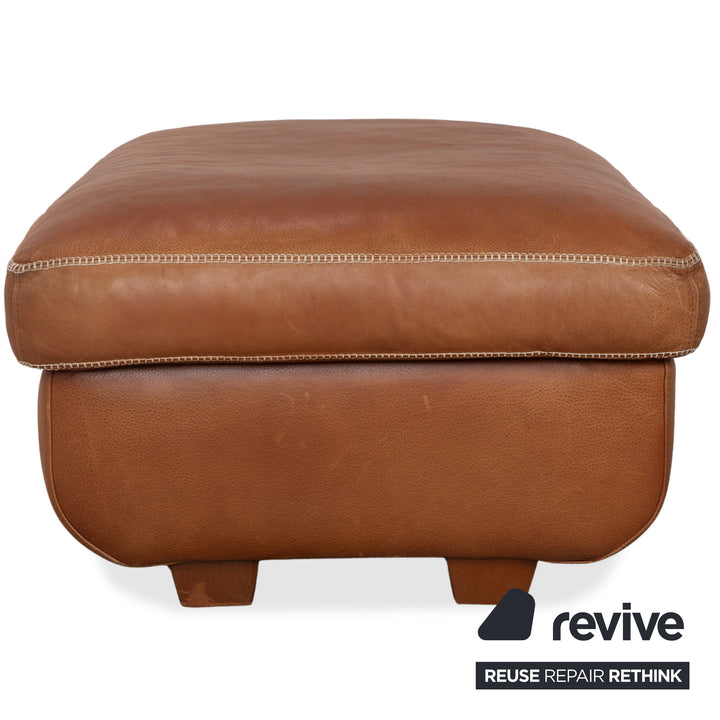 Machalke Valentino Leather Stool Brown