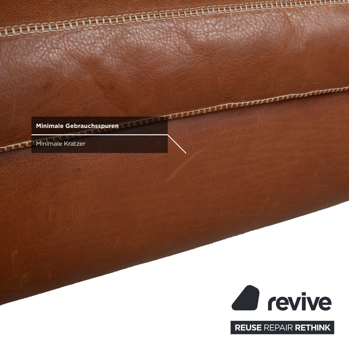 Machalke Valentino Leather Stool Brown