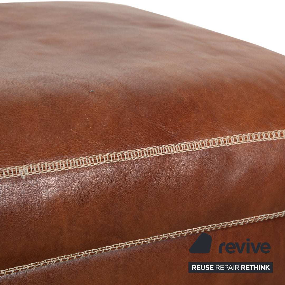 Machalke Valentino Leder Hocker Braun
