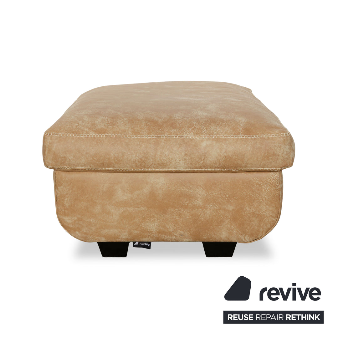 Machalke Valentino Leder Hocker Braun Beige