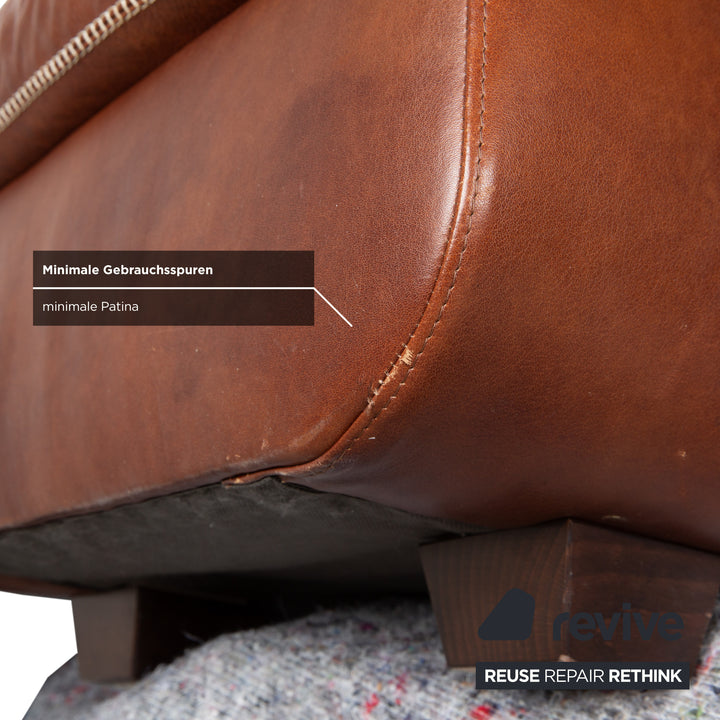 Machalke Valentino Leder Hocker Braun