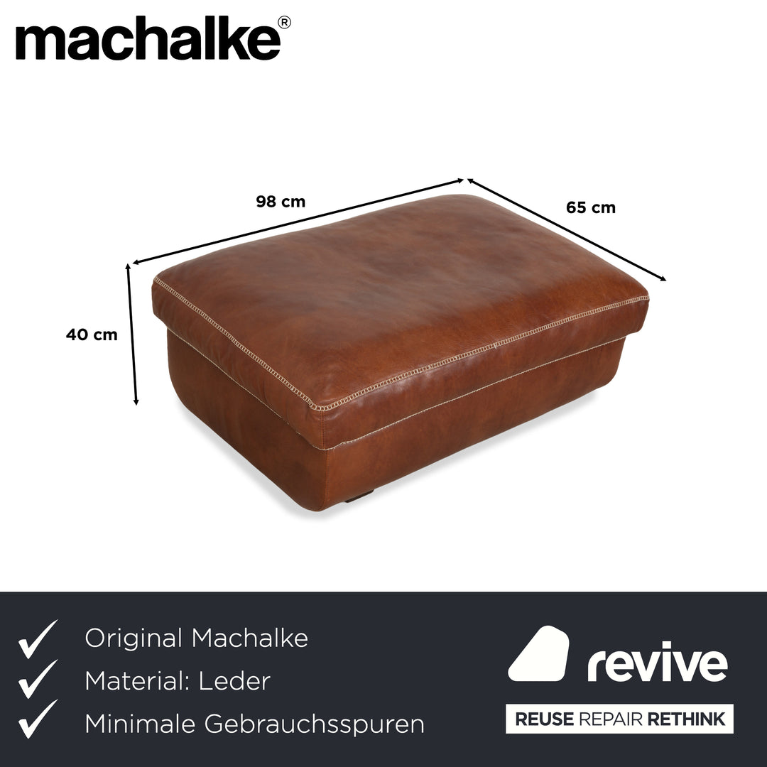 Machalke Valentino Leder Hocker Braun