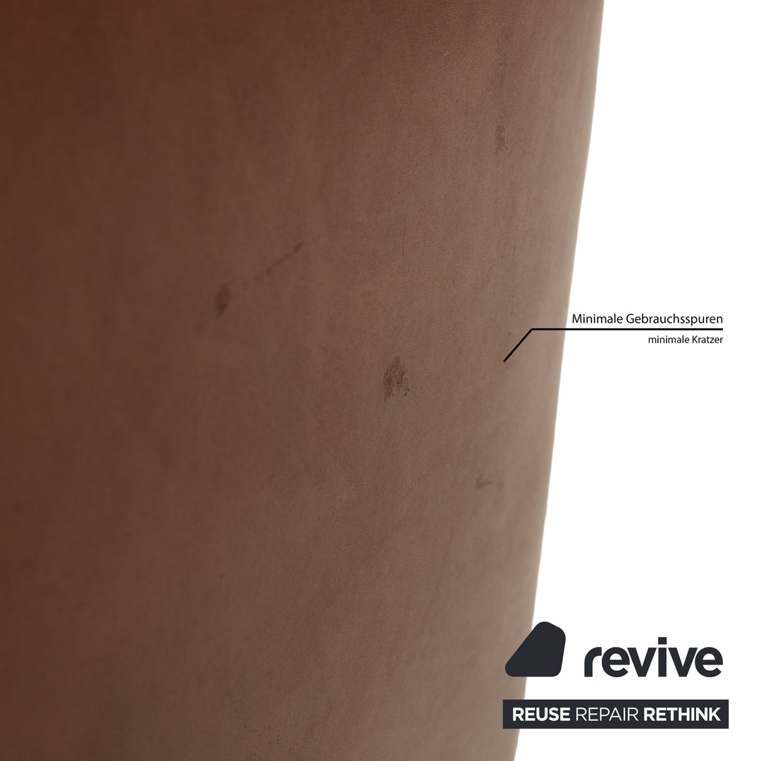 Machalke Valentino Leather Armchair Brown