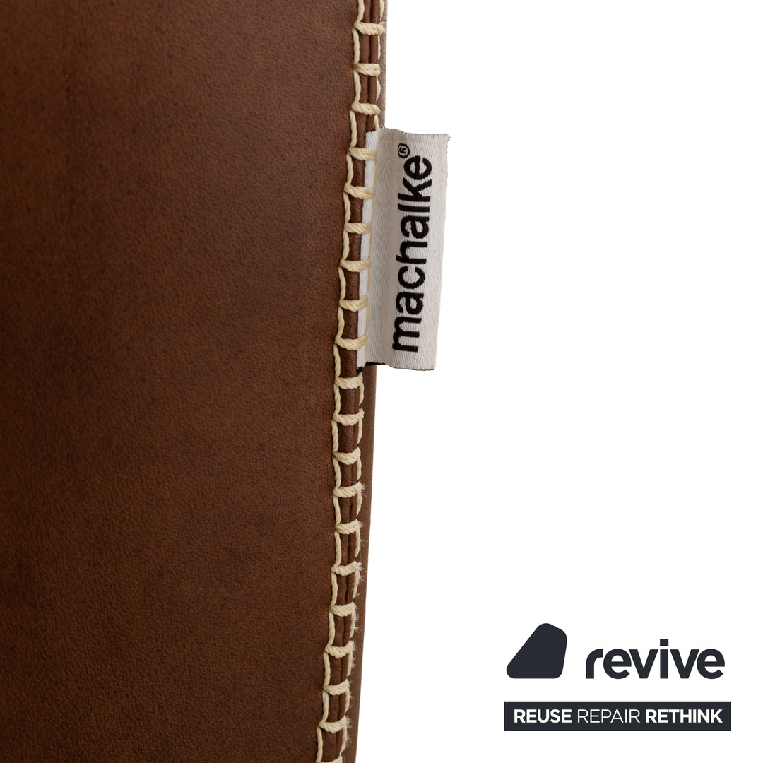 Machalke Valentino Leather Armchair Brown