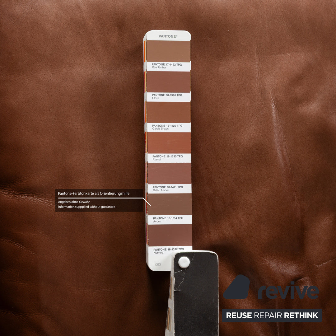 Machalke Valentino Leather Armchair Brown
