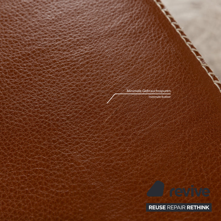 Machalke Valentino Leather Armchair Brown