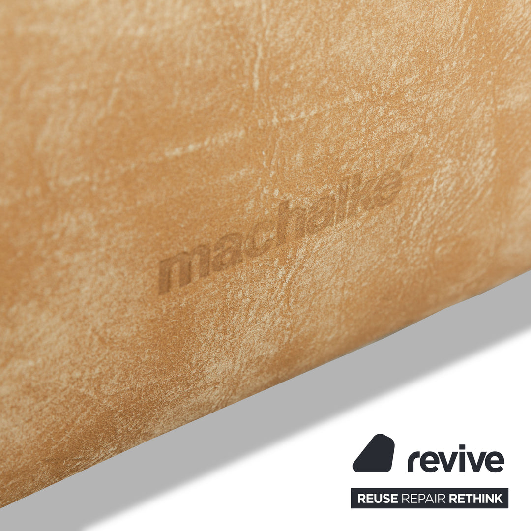 Machalke Valentino Leder Sessel Braun Beige