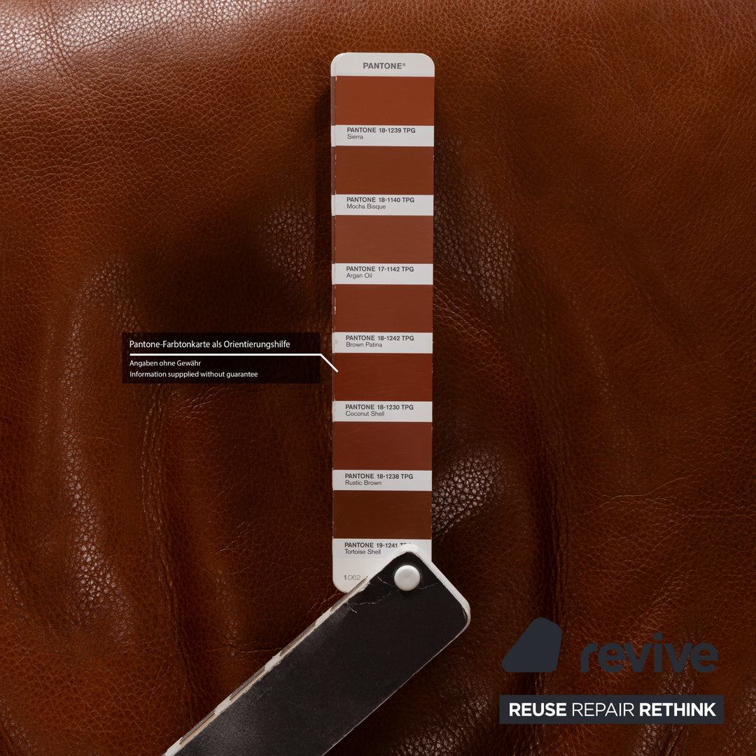 Machalke Valentino Leather Armchair Brown