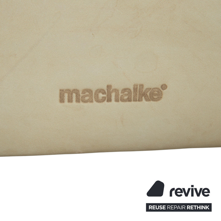Machalke Valentino Leather Armchair Cream Beige