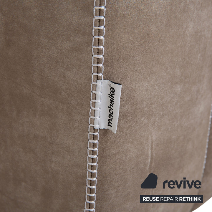 Machalke Valentino Leder Sessel Grau