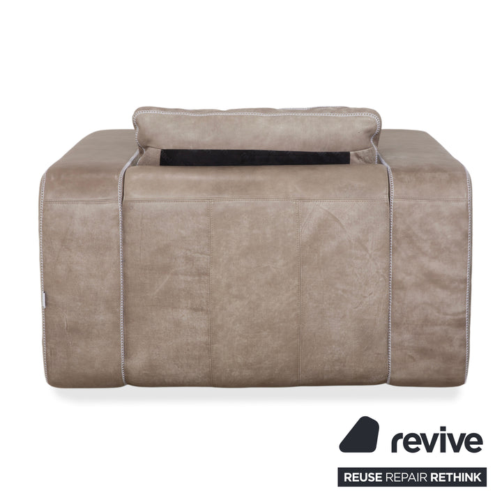 Machalke Valentino Leder Sessel Grau