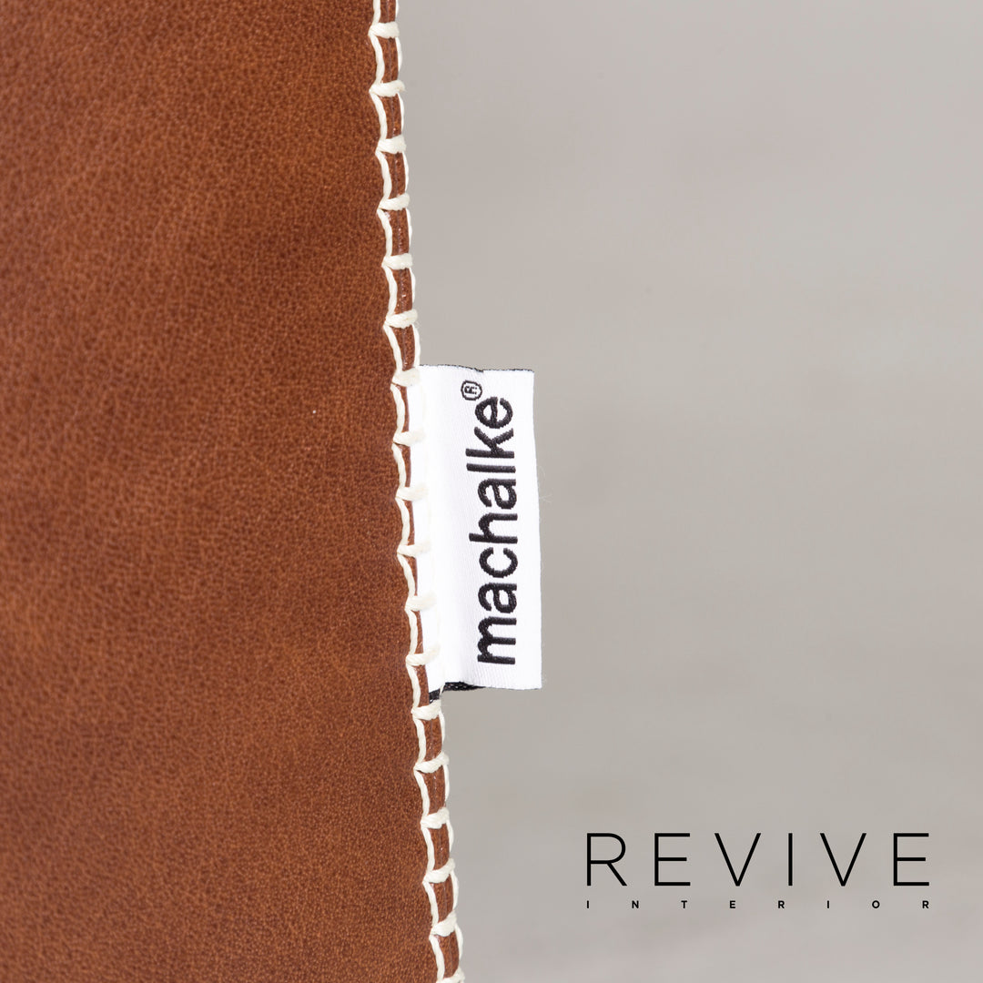 Machalke Valentino Leder Sofa Braun Dreisitzer Couch