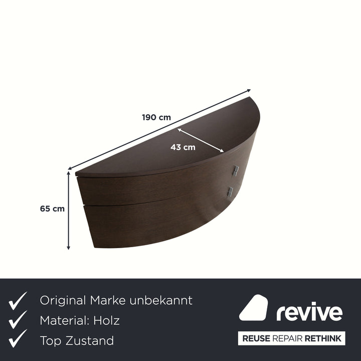 Marque inconnue Buffet en bois Marron