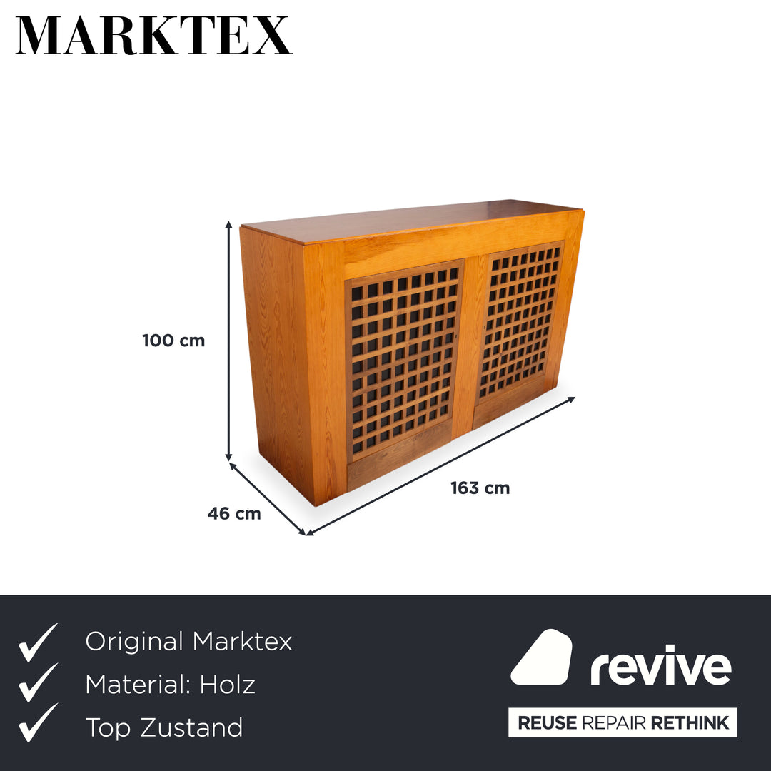 Marktex 5252 Sincronia Wooden Sideboard Brown Cabinets Manual Function