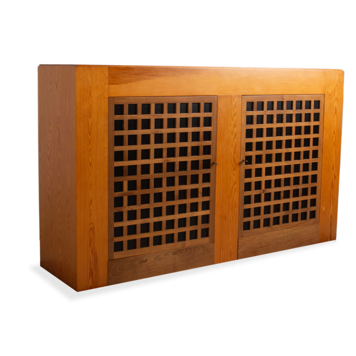 Marktex 5252 Sincronia Wooden Sideboard Brown Cabinets Manual Function
