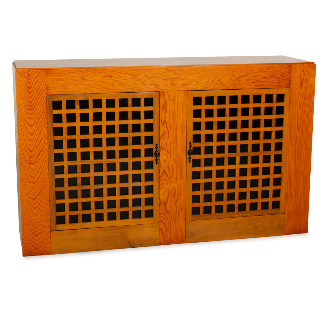 Marktex 5252 Sincronia wooden sideboard brown cupboard compartments