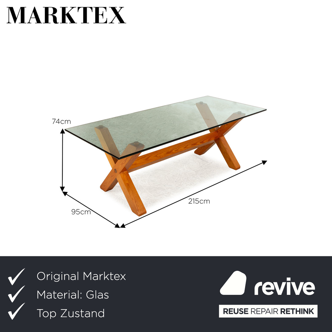 Marktex Glas Esstisch Braun Esszimmer