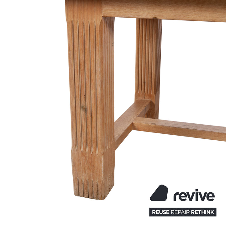 Marktex Wooden Dining Table Brown Pine 100 x 200 cm