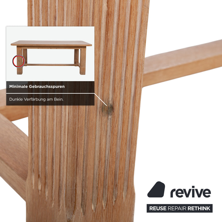 Marktex Holz Esstisch Braun Pinie 100 x 200 cm