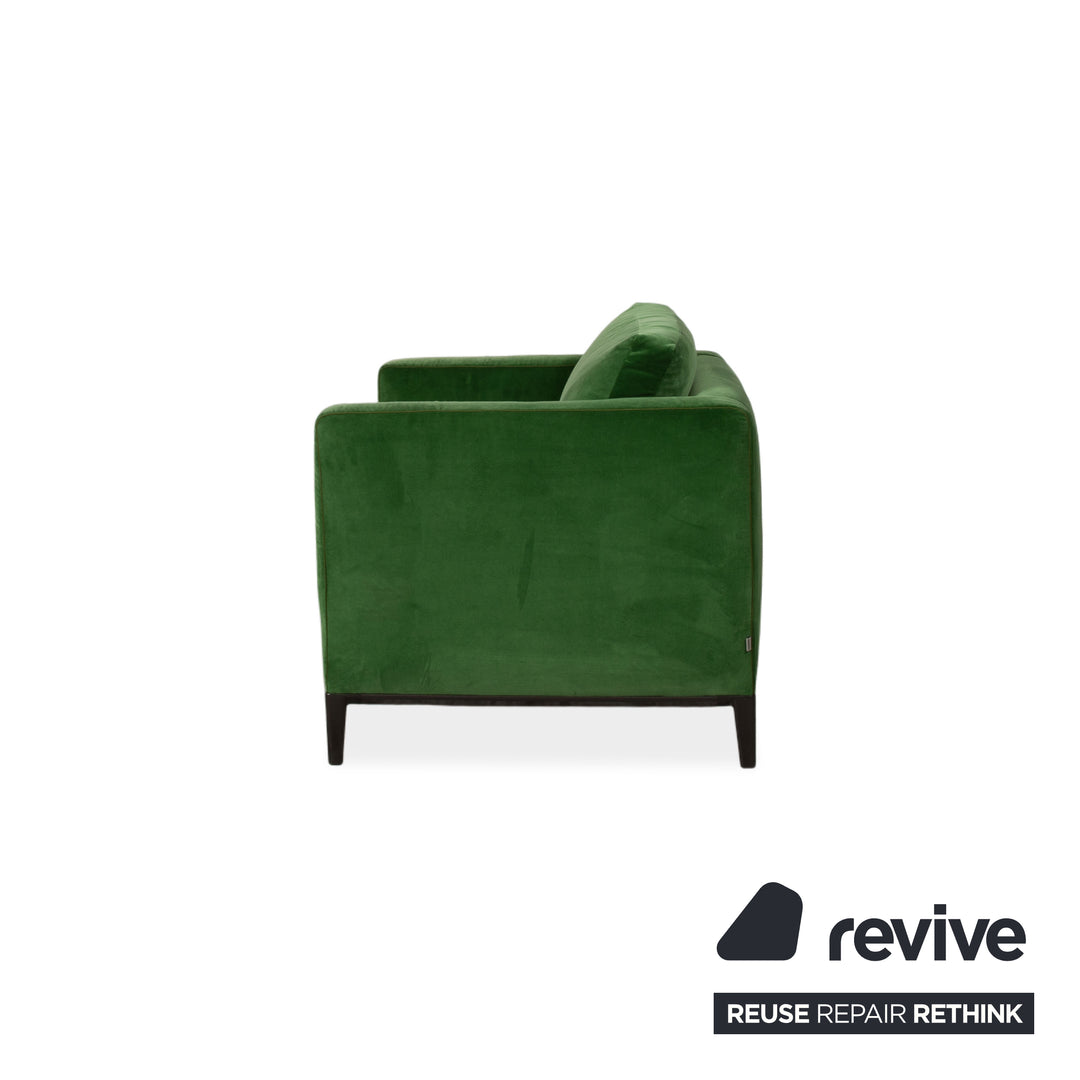 Maxalto by B&B Italia Lucrezia Soft Armchair Fabric Green Sam by Antonio Citterio