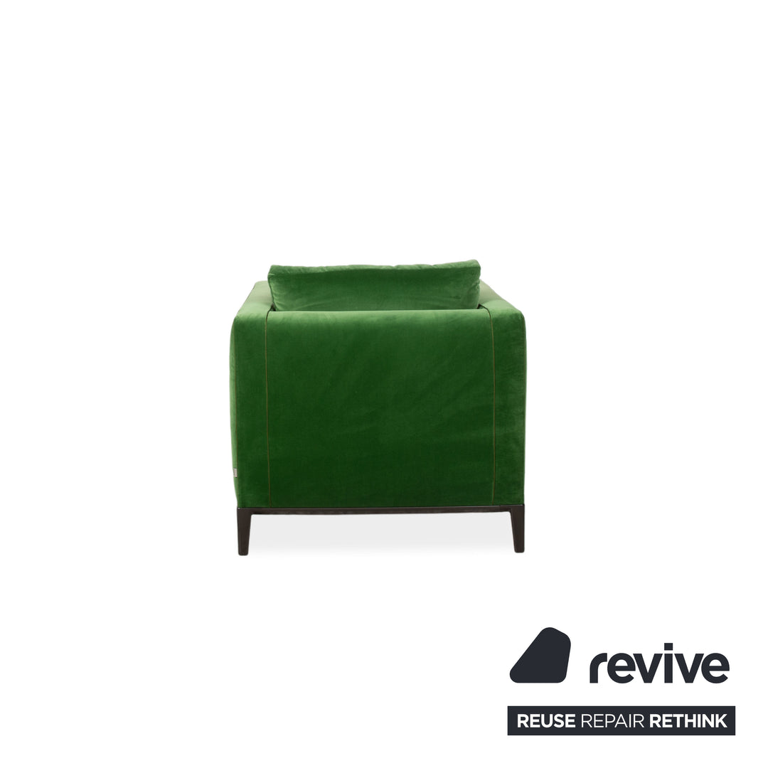Maxalto par B&B Italia Lucrezia Soft Fauteuil Tissu Vert Sam par Antonio Citterio