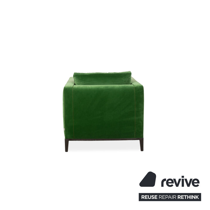 Maxalto par B&B Italia Lucrezia Soft Fauteuil Tissu Vert Sam par Antonio Citterio