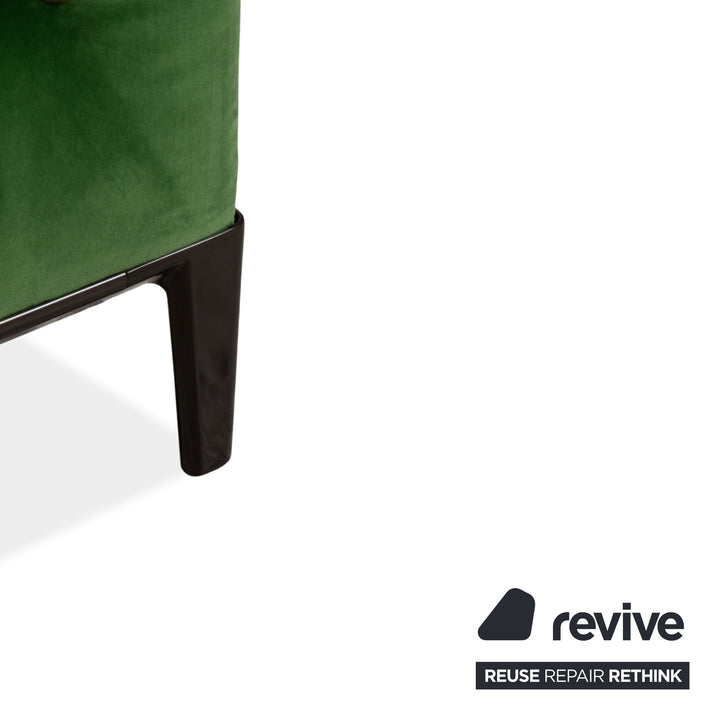 Maxalto by B&B Italia Lucrezia Soft Armchair Fabric Green Sam by Antonio Citterio