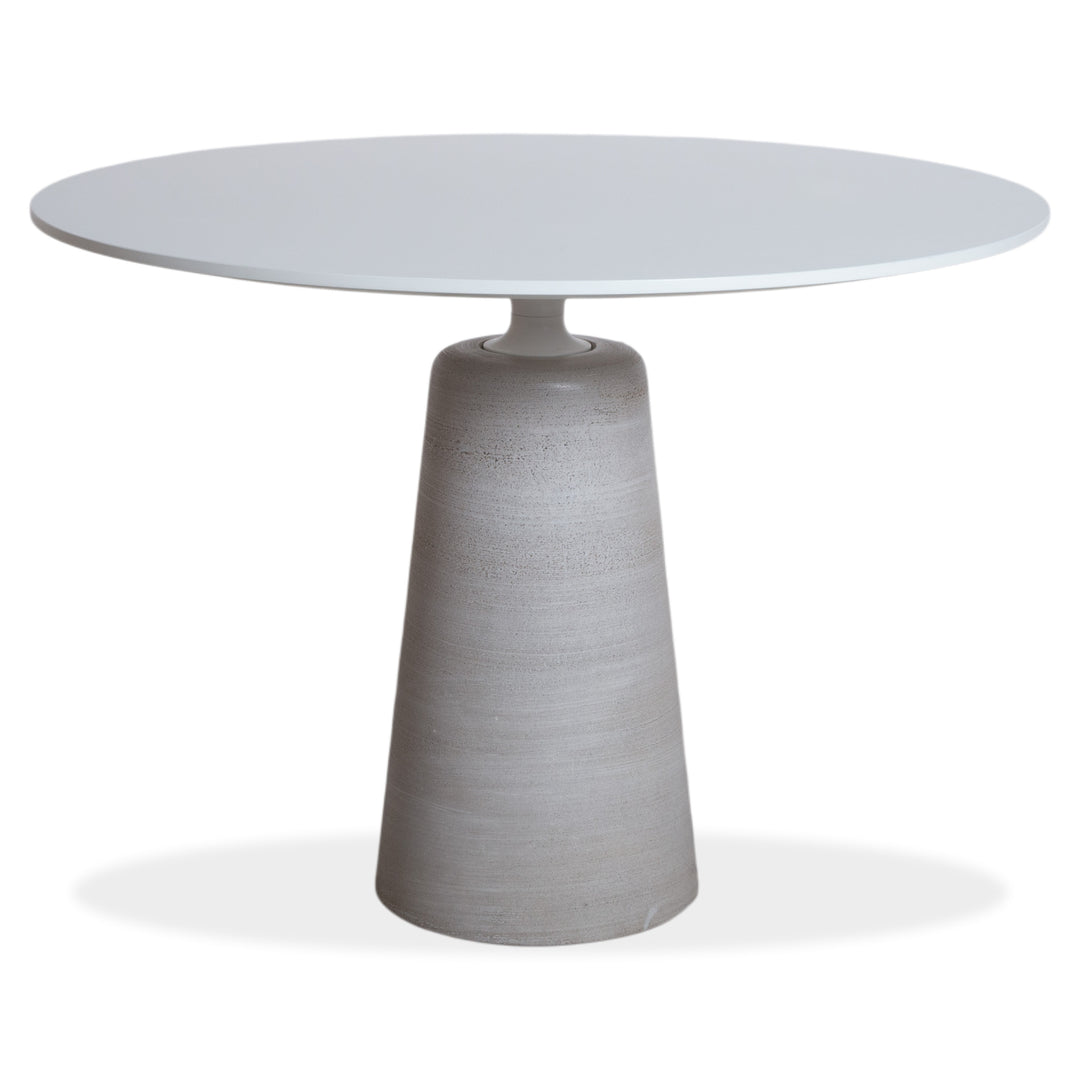 Mdf Italia ROCK TABLE Stein Esstisch Creme by Jean Marie Massaud