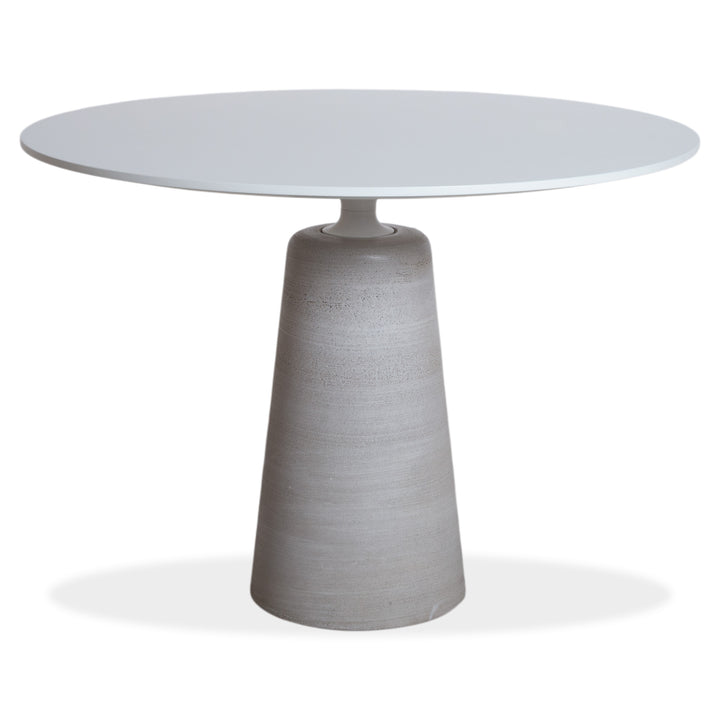 Mdf Italia ROCK TABLE Stein Esstisch Creme by Jean Marie Massaud