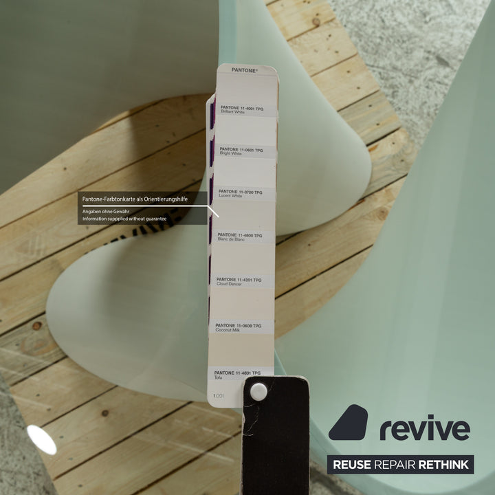 MDF Italia S-Tavle Glas Esstisch	Weiß Creme