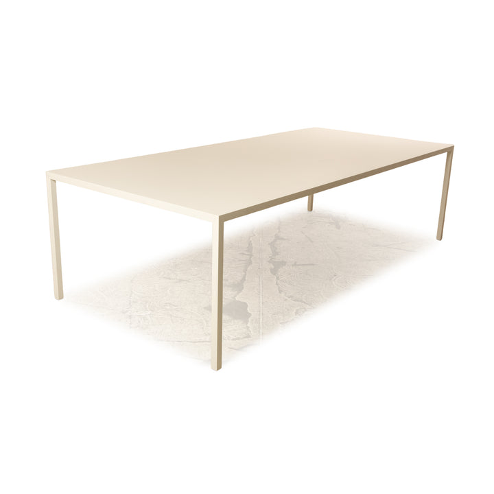 Mdf Italia Tense wooden dining table white 261 x 121 x 73 cm