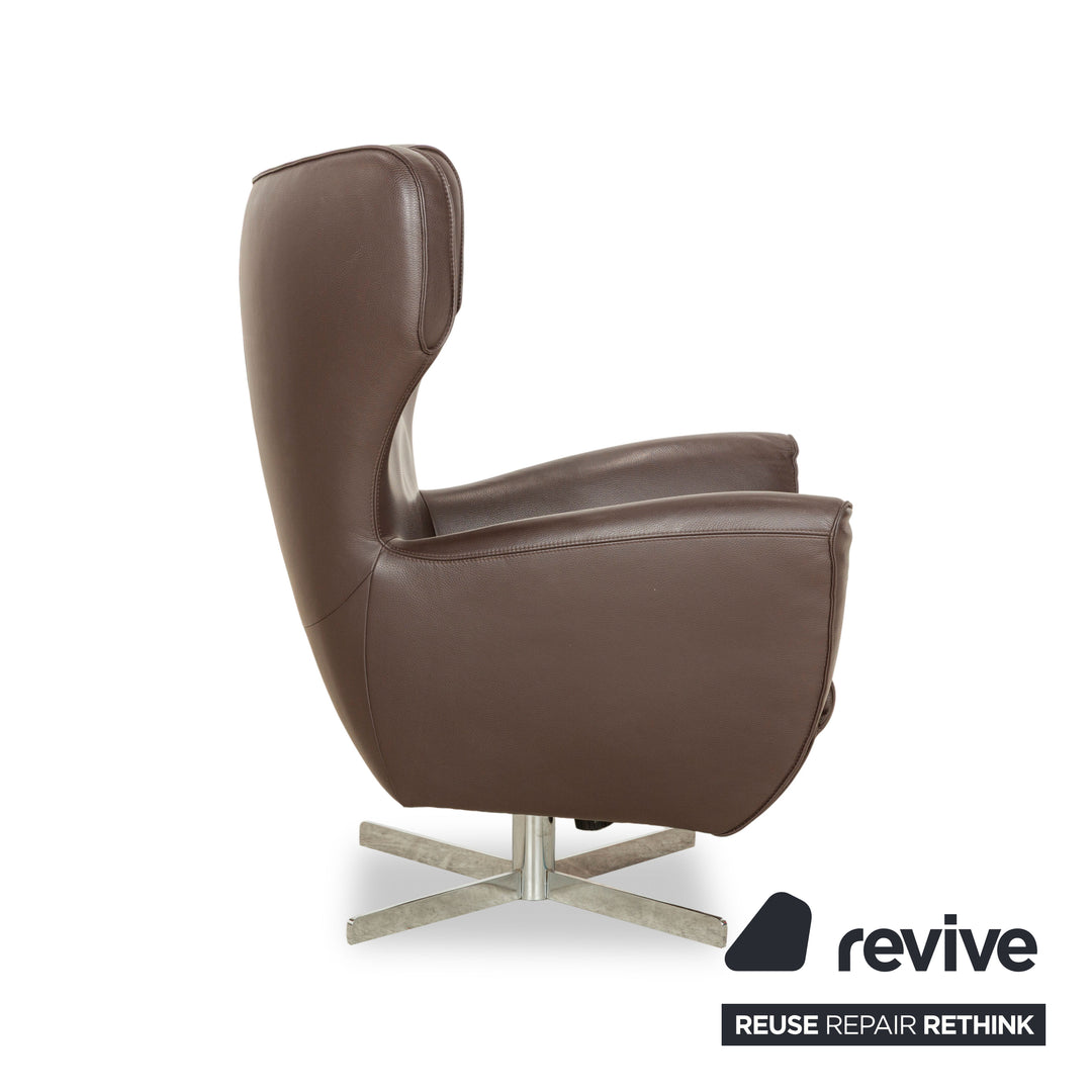 Meisterstücke Leder Sessel Braun manuelle Funktion