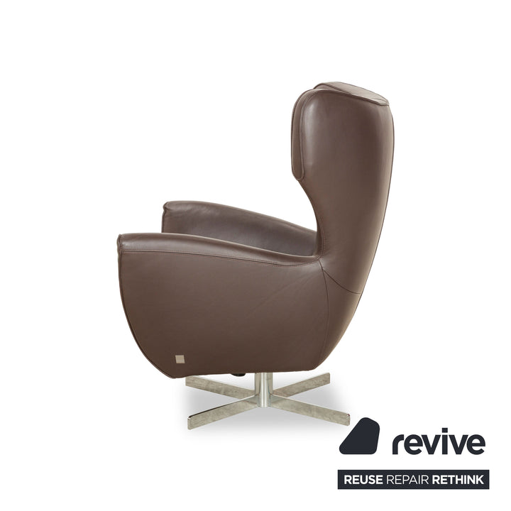 Meisterstücke Leder Sessel Braun manuelle Funktion