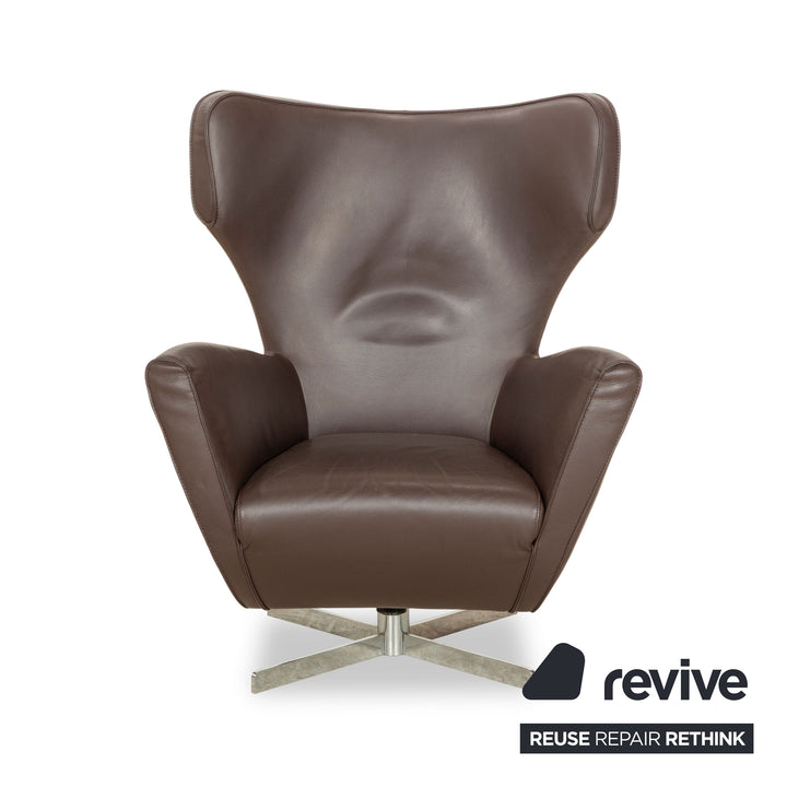 Meisterstücke leather armchair brown manual function