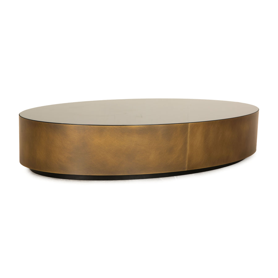 Meridiani Belt Table Basse Métal Noir Bronze