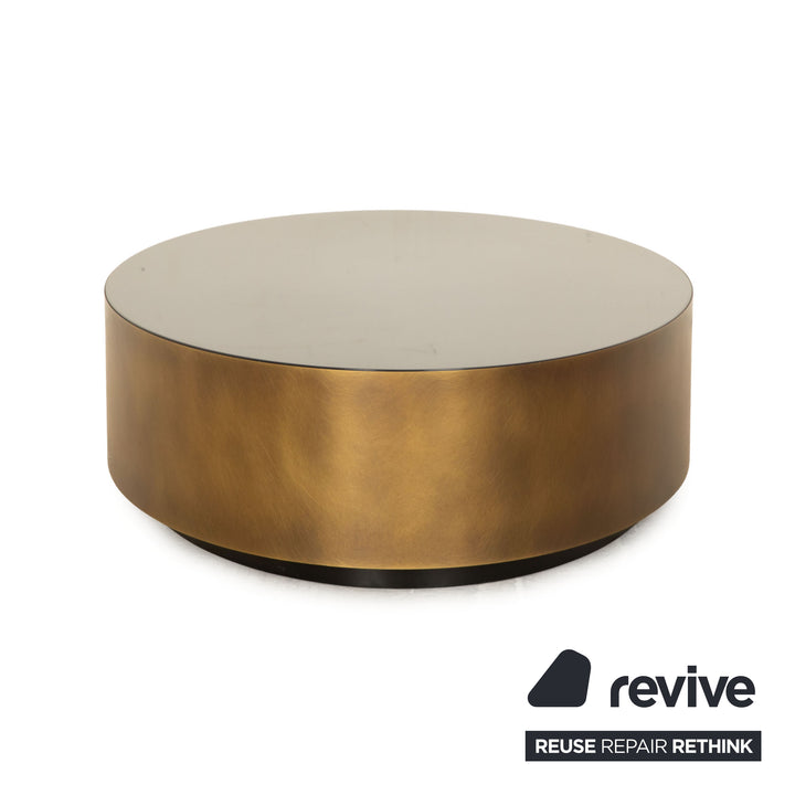 Meridiani Belt Table Basse Métal Noir Bronze