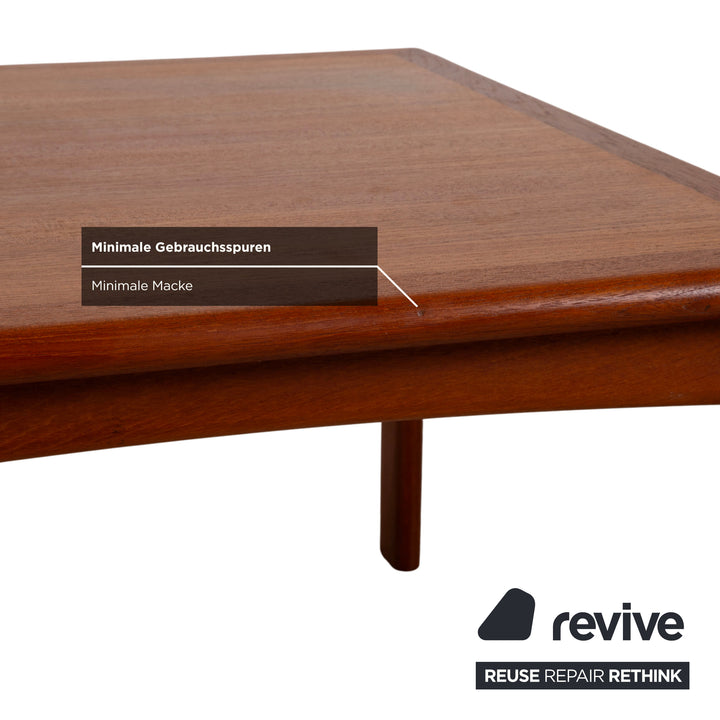 Table basse en bois Mid-Century marron
