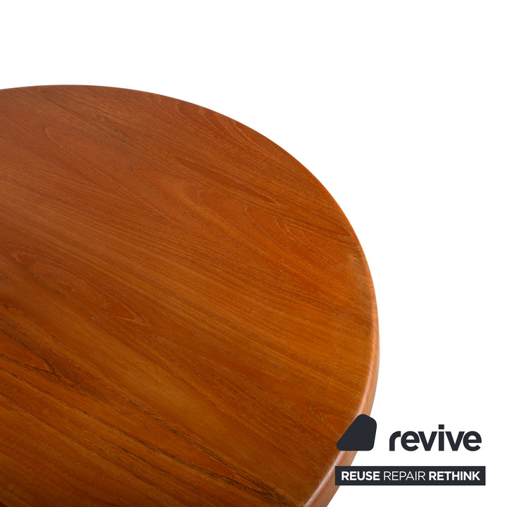 Mid Century Holz Couchtisch Braun 97 x 97 cm