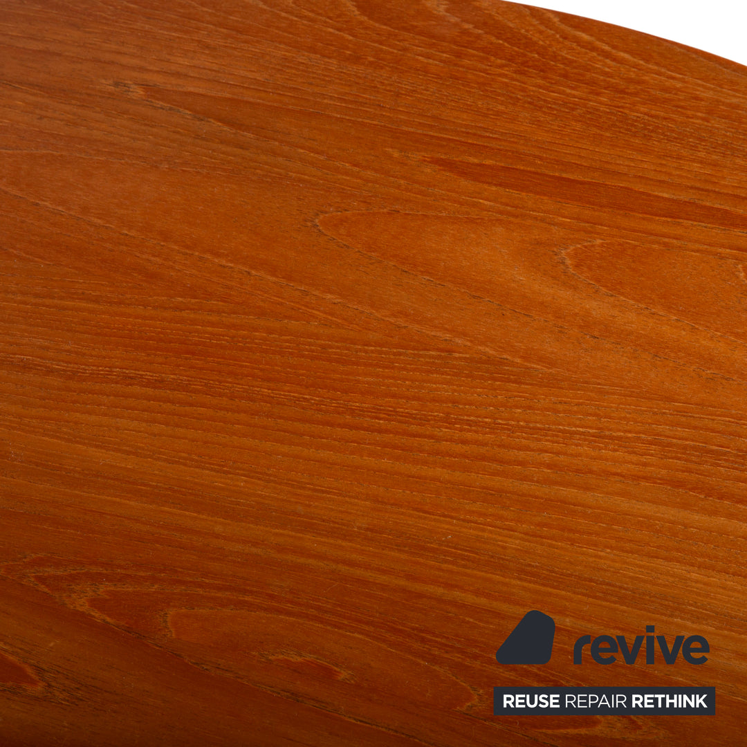Table basse en bois Mid-Century marron 97 x 97 cm