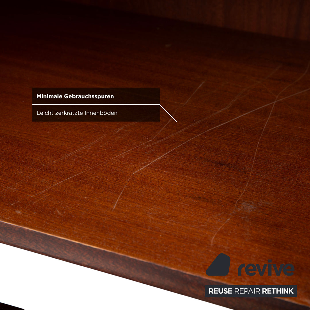 Mid Century Holz Sidebaord Braun by Ole Wanscha 180 x 49 cm