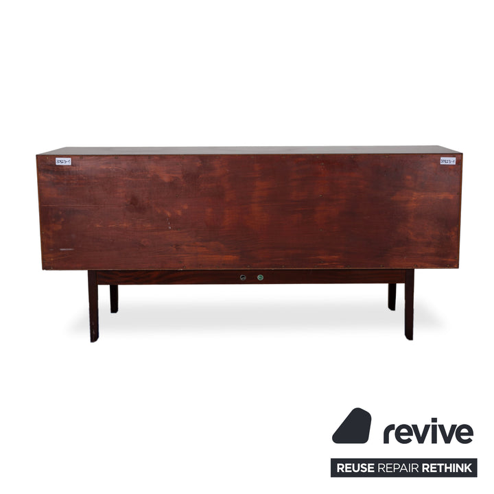 Mid Century Holz Sidebaord Braun by Ole Wanscha 180 x 49 cm