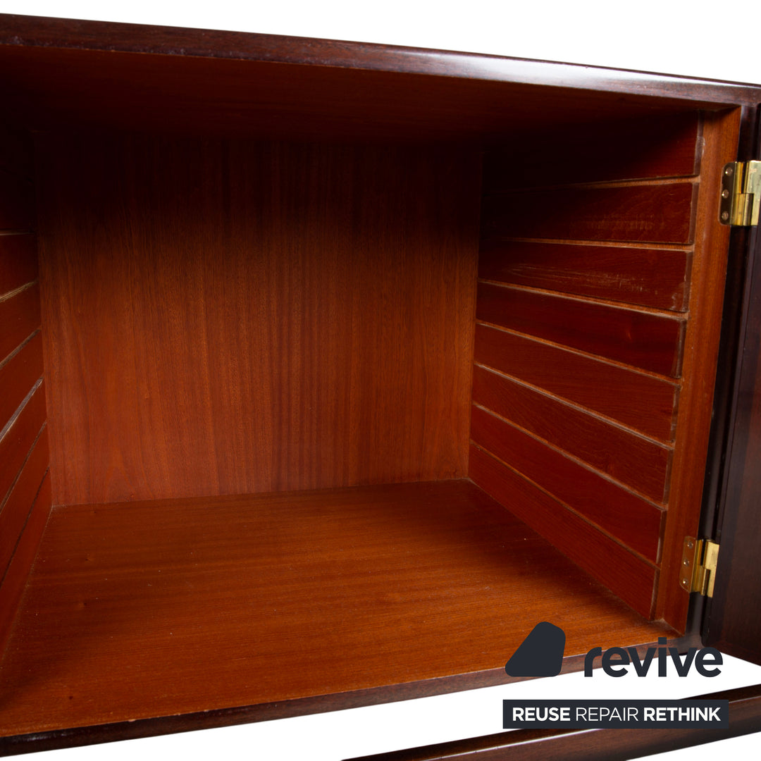 Mid Century Holz Sidebaord Braun by Ole Wanscha 180 x 49 cm