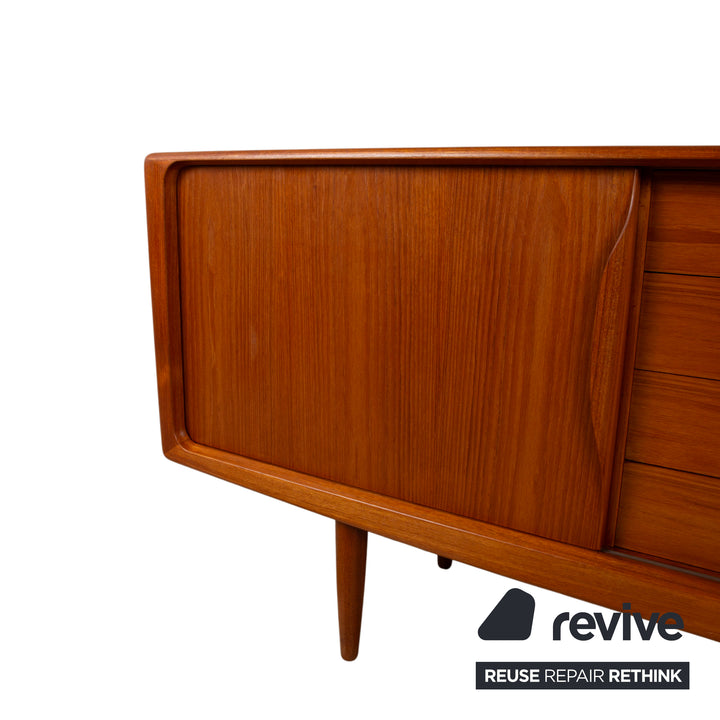 Mid Century Holz Sideboard Braun Vintage