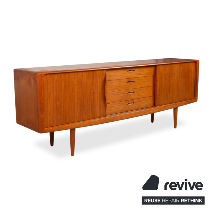 Mid Century Holz Sideboard Braun Vintage