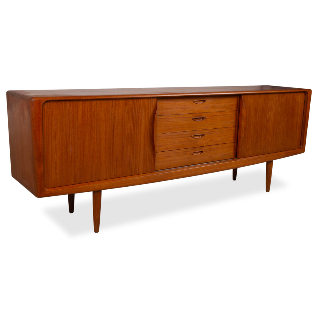Mid Century Holz Sideboard Braun Vintage