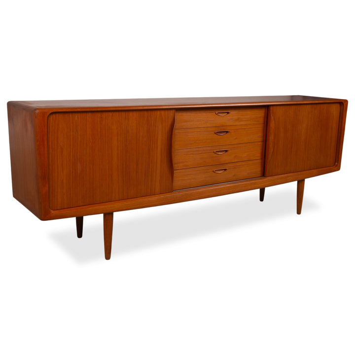 Mid Century Holz Sideboard Braun Vintage