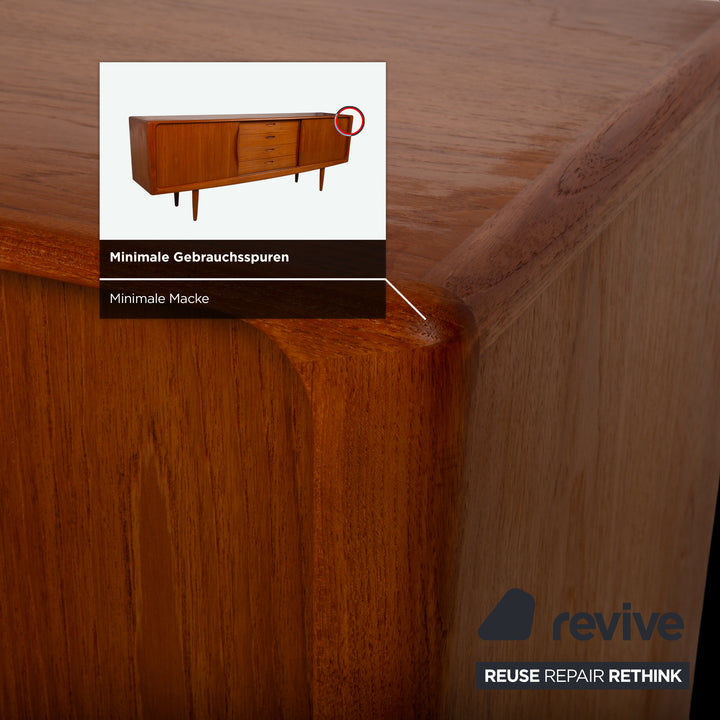 Mid Century Holz Sideboard Braun Vintage