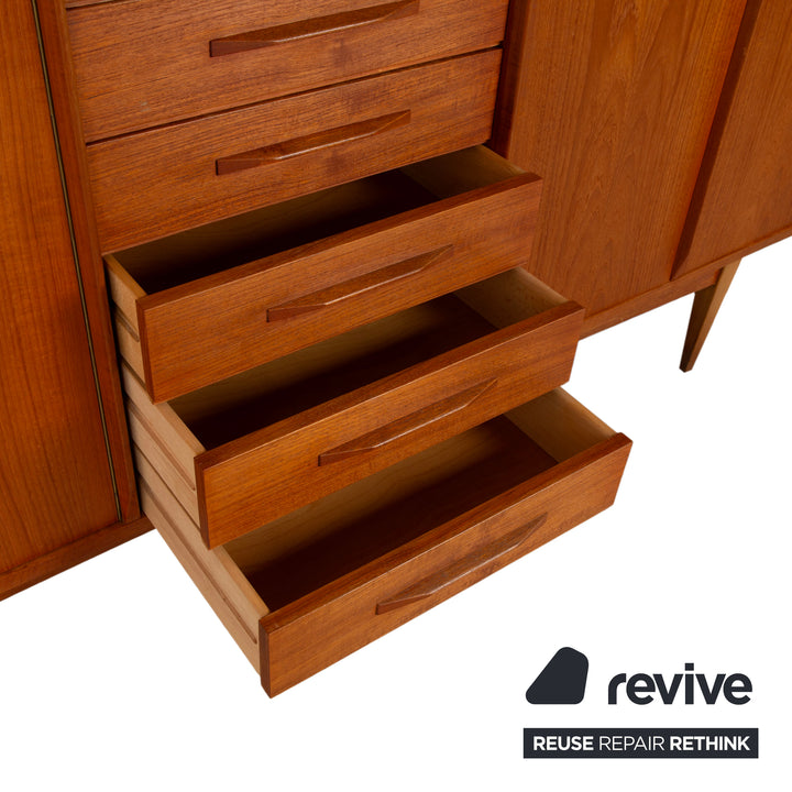 Midcentury Holz Sideboard Braun Highboard Teak VKW Möbel