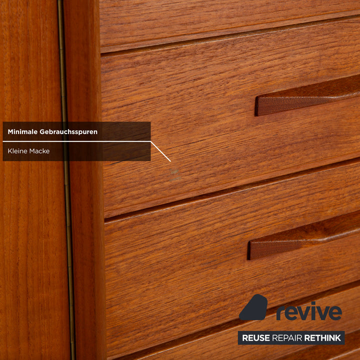 Midcentury Holz Sideboard Braun Highboard Teak VKW Möbel